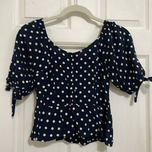 JCrew Womens Peplum Top